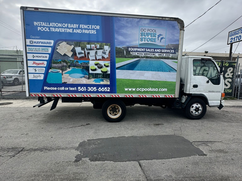 OC pool truck full wrap 2
